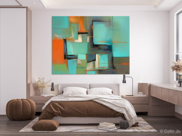 Large Canvas Art Painting for Bedroom, Huge Modern Abstract Paintings, Hand Painted Original Canvas Wall Art, Contemporary Acrylic Paintings-Grace Painting Crafts