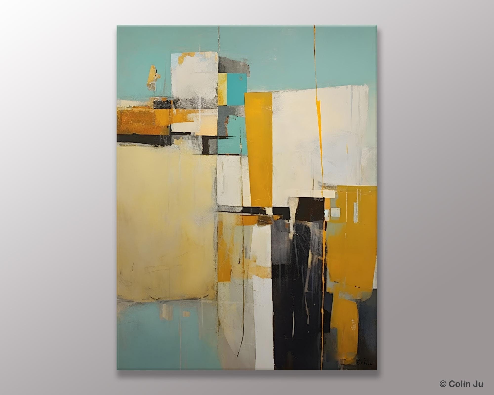 Oversized Abstract Wall Art Paintings, Original Modern Artwork, Large Wall Art Painting for Bedroom, Contemporary Acrylic Painting on Canvas-Grace Painting Crafts