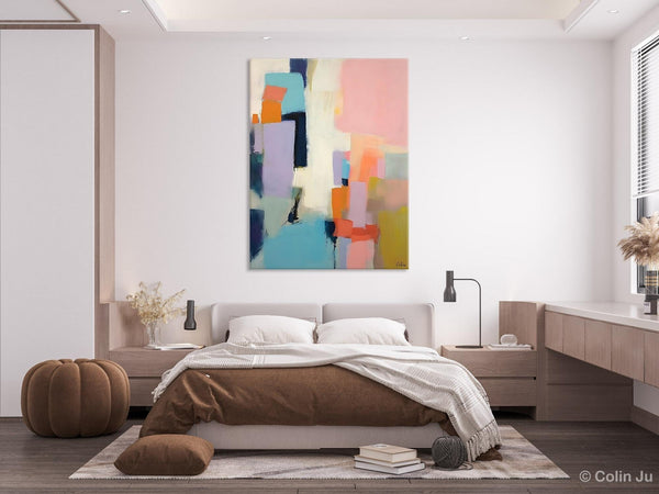 Original Abstract Art, Contemporary Acrylic Art on Canvas, Large Wall Art Painting for Bedroom, Oversized Modern Abstract Wall Paintings-Grace Painting Crafts