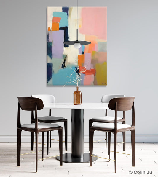 Original Abstract Art, Contemporary Acrylic Art on Canvas, Large Wall Art Painting for Bedroom, Oversized Modern Abstract Wall Paintings-Grace Painting Crafts