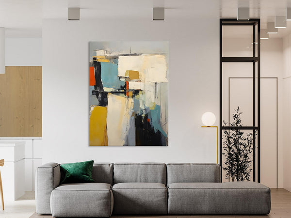 Large Modern Canvas Paintings, Heavy Texture Paintings, Large Original Wall Art Painting for Bedroom, Acrylic Paintings on Canvas-Grace Painting Crafts