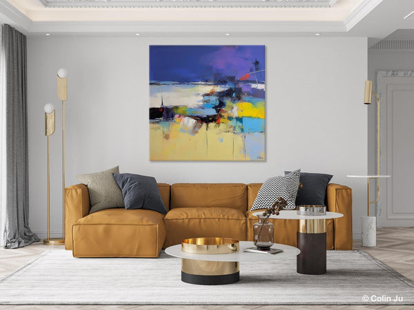 Original Modern Abstract Artwork, Geometric Modern Canvas Art, Extra Large Canvas Paintings for Living Room, Abstract Wall Art for Sale-Grace Painting Crafts