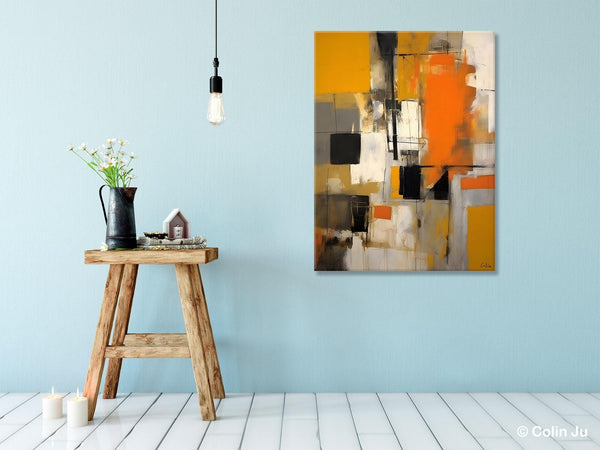 Oversized Abstract Art Paintings, Original Canvas Artwork, Large Wall Art Painting for Dining Room, Contemporary Acrylic Painting on Canvas-Grace Painting Crafts