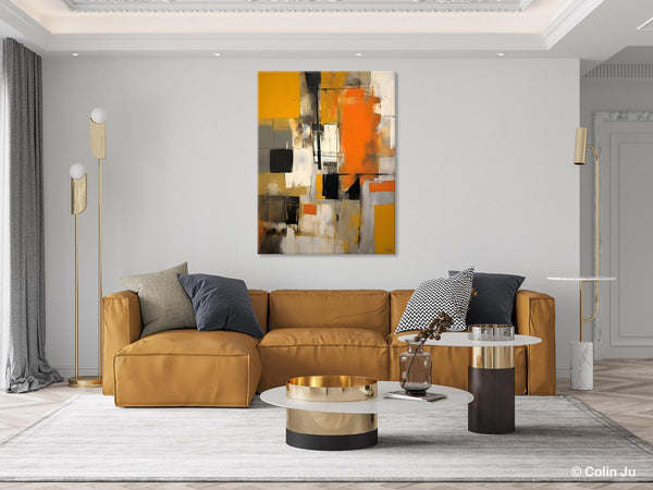 Oversized Abstract Art Paintings, Original Canvas Artwork, Large Wall Art Painting for Dining Room, Contemporary Acrylic Painting on Canvas-Grace Painting Crafts