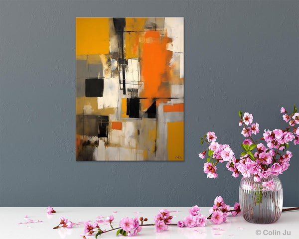 Oversized Abstract Art Paintings, Original Canvas Artwork, Large Wall Art Painting for Dining Room, Contemporary Acrylic Painting on Canvas-Grace Painting Crafts