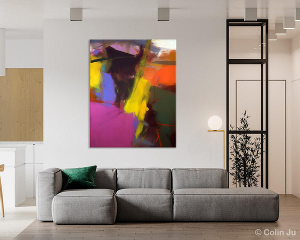 Contemporary Acrylic Paintings, Abstract Paintings for Sale, Modern Wall Art for Living Room, Original Abstract Art, Abstract Art on Canvas-Grace Painting Crafts