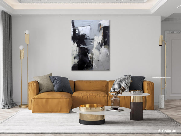 Original Abstract Canvas Art, Large Wall Painting for Bedroom, Hand Painted Canvas Art, Large Modern Paintings, Acrylic Painting on Canvas-Grace Painting Crafts