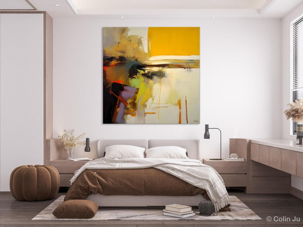 Large Abstract Art for Bedroom, Modern Acrylic Art, Modern Original Abstract Art, Simple Canvas Paintings for Sale, Contemporary Canvas Art-Grace Painting Crafts