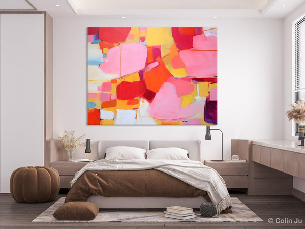 Original Modern Artwork, Large Wall Art Painting for Bedroom, Oversized Abstract Wall Art Paintings, Contemporary Acrylic Painting on Canvas-Grace Painting Crafts