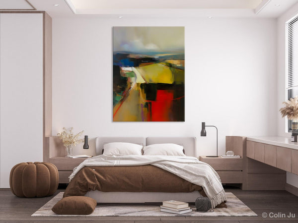 Oversized Abstract Wall Art Paintings, Large Wall Paintings for Bedroom, Contemporary Abstract Paintings on Canvas, Original Abstract Art-Grace Painting Crafts