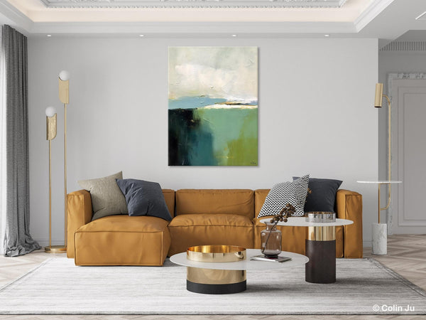 Simple Modern Wall Art, Oversized Contemporary Acrylic Paintings, Original Abstract Paintings, Extra Large Canvas Painting for Living Room-Grace Painting Crafts