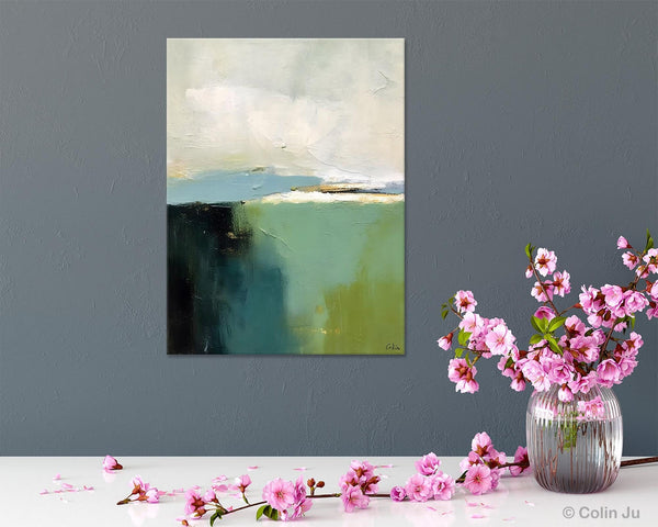 Simple Modern Wall Art, Oversized Contemporary Acrylic Paintings, Original Abstract Paintings, Extra Large Canvas Painting for Living Room-Grace Painting Crafts