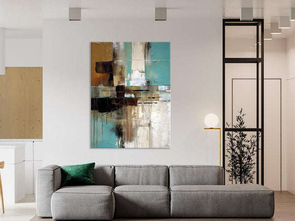 Hand Painted Canvas Art, Modern Paintings, Extra Large Paintings for Living Room, Large Contemporary Wall Art, Original Abstract Painting-Grace Painting Crafts