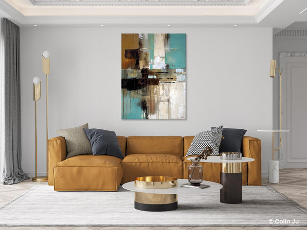 Hand Painted Canvas Art, Modern Paintings, Extra Large Paintings for Living Room, Large Contemporary Wall Art, Original Abstract Painting-Grace Painting Crafts