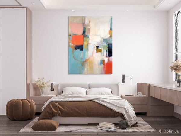 Large Wall Paintings for Bedroom, Original Abstract Art, Contemporary Abstract Paintings on Canvas, Oversized Abstract Wall Art Paintings-Grace Painting Crafts