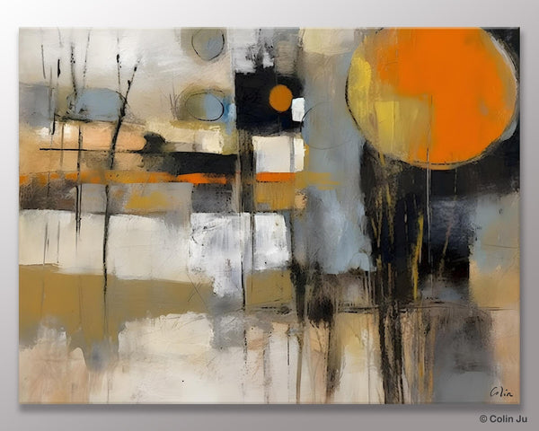 Large Wall Art Painting for Bedroom, Oversized Abstract Wall Art Paintings, Original Modern Artwork, Contemporary Acrylic Painting on Canvas-Grace Painting Crafts
