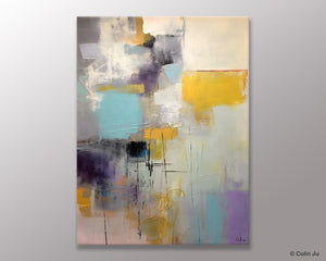Modern Paintings, Extra Large Paintings for Living Room, Large Contemporary Wall Art, Hand Painted Canvas Art, Original Abstract Painting-Grace Painting Crafts