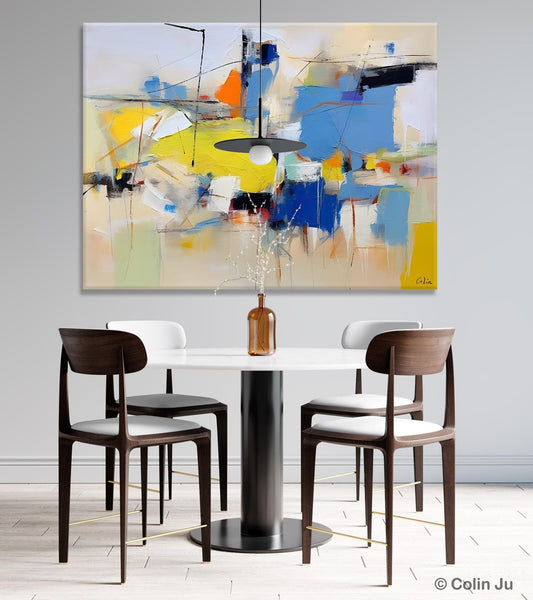 Large Canvas Art for Sale, Original Abstract Art Paintings, Hand Painted Canvas Art, Acrylic Painting on Canvas, Large Painting for Bedroom-Grace Painting Crafts