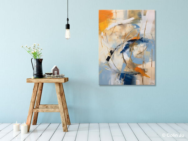 Modern Acrylic Paintings, Large Paintings for Living Room, Contemporary Wall Art Paintings, Hand Painted Canvas Art, Original Abstract Art-Grace Painting Crafts