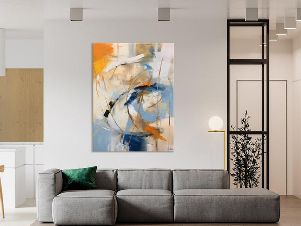 Modern Acrylic Paintings, Large Paintings for Living Room, Contemporary Wall Art Paintings, Hand Painted Canvas Art, Original Abstract Art-Grace Painting Crafts