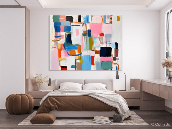 Large Wall Art Ideas for Living Room, Hand Painted Canvas Art, Oversized Canvas Paintings, Original Abstract Art, Contemporary Acrylic Art-Grace Painting Crafts