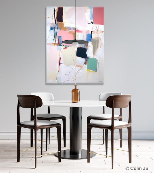 Abstract Painting on Canvas, Contemporary Acrylic Paintings, Extra Large Canvas Painting for Bedroom, Original Abstract Wall Art for Sale-Grace Painting Crafts