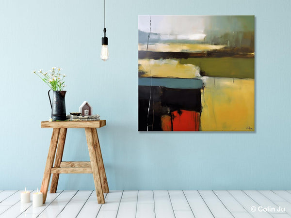Large Abstract Painting for Bedroom, Original Modern Wall Art Paintings, Modern Acrylic Paintings, Huge Contemporary Canvas Paintings-Grace Painting Crafts