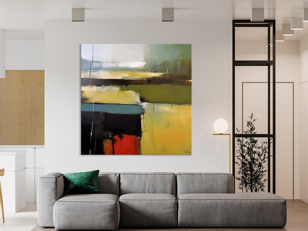 Large Abstract Painting for Bedroom, Original Modern Wall Art Paintings, Modern Acrylic Paintings, Huge Contemporary Canvas Paintings-Grace Painting Crafts