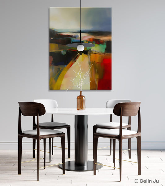 Original Landscape Paintings, Acrylic Painting on Canvas, Extra Large Paintings for Bedroom, Modern Paintings, Large Contemporary Wall Art-Grace Painting Crafts