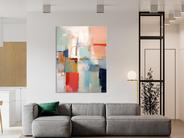 Contemporary Acrylic Painting on Canvas, Large Wall Art Painting for Living Room, Original Canvas Art, Modern Abstract Wall Paintings-Grace Painting Crafts