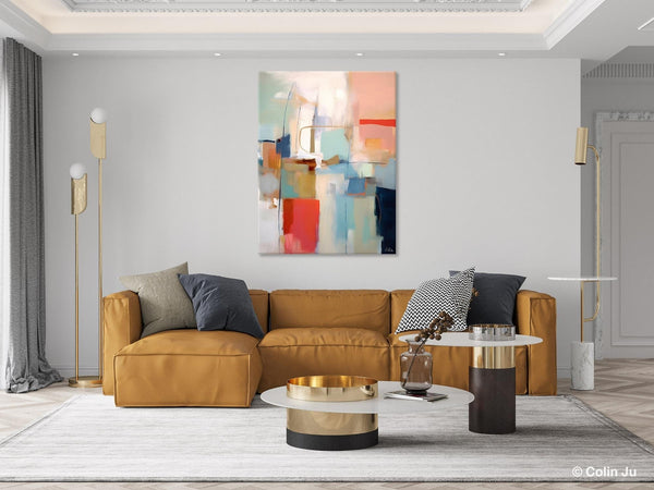 Contemporary Acrylic Painting on Canvas, Large Wall Art Painting for Living Room, Original Canvas Art, Modern Abstract Wall Paintings-Grace Painting Crafts
