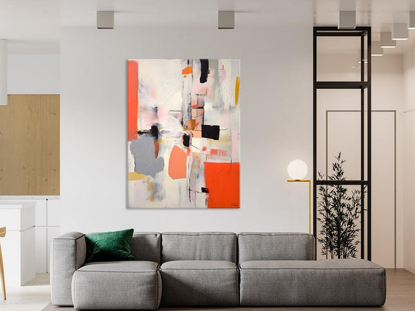 Acrylic Painting on Canvas, Contemporary Painting, Canvas Paintings for Dining Room, Extra Large Modern Wall Art, Original Abstract Painting-Grace Painting Crafts