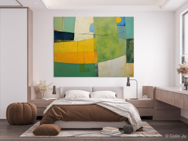 Original Canvas Artwork, Large Wall Art Painting for Dining Room, Contemporary Acrylic Painting on Canvas, Modern Abstract Wall Paintings-Grace Painting Crafts