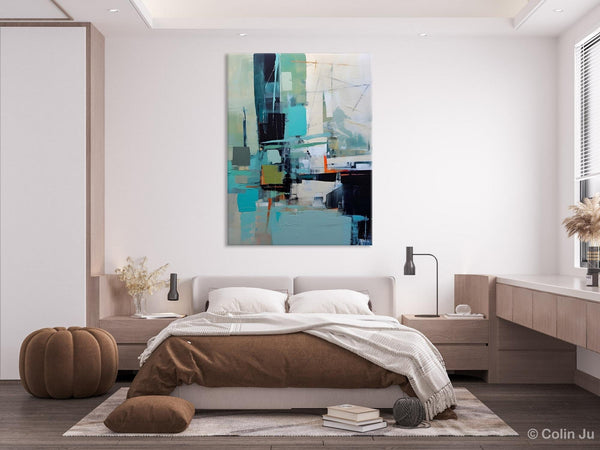 Original Abstract Art, Large Wall Art Painting for Dining Room, Large Modern Canvas Wall Paintings, Hand Painted Acrylic Painting on Canvas-Grace Painting Crafts