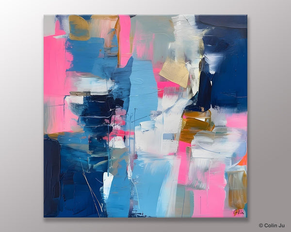 Canvas Art, Original Modern Wall Art, Modern Acrylic Artwork, Modern Canvas Paintings, Contemporary Large Abstract Painting for Dining Room-Grace Painting Crafts