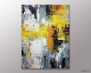 Large Modern Paintings, Contemporary Wall Art, Hand Painted Canvas Art, Extra Large Paintings for Living Room, Original Abstract Painting-Grace Painting Crafts