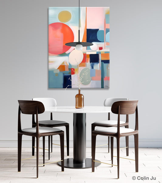 Large Contemporary Wall Art, Acrylic Painting on Canvas, Extra Large Paintings for Dining Room, Modern Paintings, Original Abstract Painting-Grace Painting Crafts