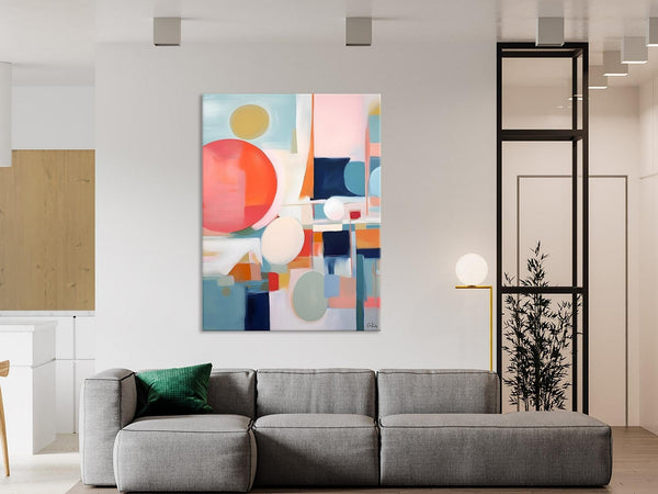 Large Contemporary Wall Art, Acrylic Painting on Canvas, Extra Large Paintings for Dining Room, Modern Paintings, Original Abstract Painting-Grace Painting Crafts