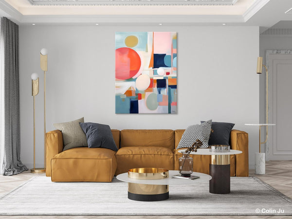 Large Contemporary Wall Art, Acrylic Painting on Canvas, Extra Large Paintings for Dining Room, Modern Paintings, Original Abstract Painting-Grace Painting Crafts