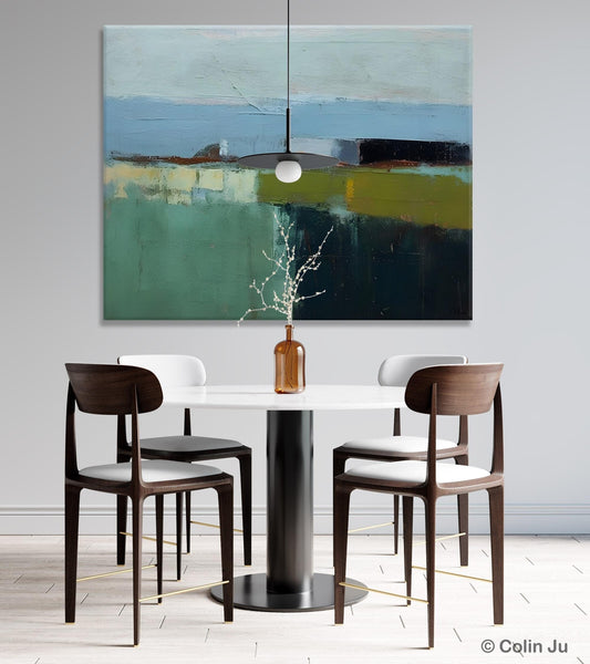 Landscape Acrylic Paintings, Landscape Abstract Painting, Modern Wall Art for Living Room, Original Abstract Art, Acrylic Painting on Canvas-Grace Painting Crafts