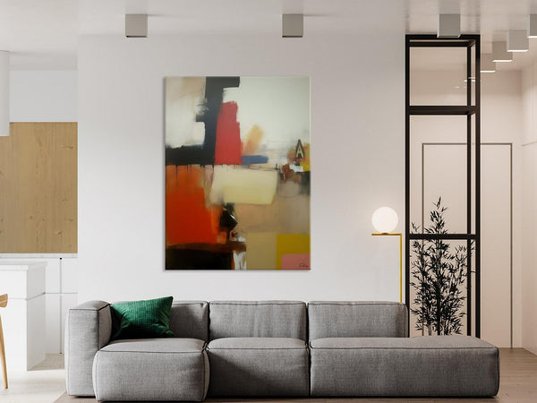 Large Contemporary Wall Art, Abstract Wall Paintings, Extra Large Paintings for Bedroom, Hand Painted Canvas Art, Original Modern Painting-Grace Painting Crafts