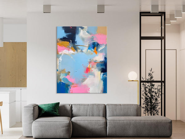 Large Modern Canvas Wall Paintings, Original Abstract Art, Large Wall Art Painting for Living Room, Contemporary Acrylic Painting on Canvas-Grace Painting Crafts