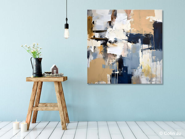 Large Wall Art for Bedroom, Abstract Modern Acrylic Art, Canvas Paintings for Sale, Modern Original Abstract Art, Contemporary Canvas Art-Grace Painting Crafts