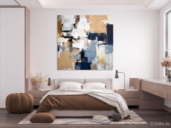 Large Wall Art for Bedroom, Abstract Modern Acrylic Art, Canvas Paintings for Sale, Modern Original Abstract Art, Contemporary Canvas Art-Grace Painting Crafts