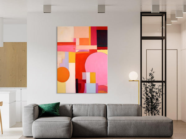 Large Wall Painting for Bedroom, Hand Painted Canvas Art, Large Modern Paintings, Original Abstract Canvas Art, Acrylic Painting on Canvas-Grace Painting Crafts