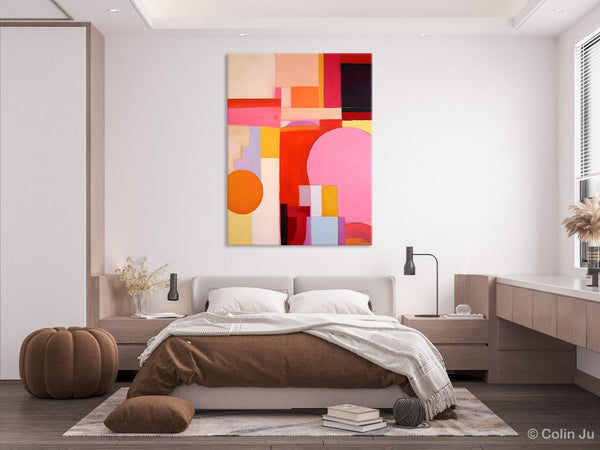 Large Wall Painting for Bedroom, Hand Painted Canvas Art, Large Modern Paintings, Original Abstract Canvas Art, Acrylic Painting on Canvas-Grace Painting Crafts