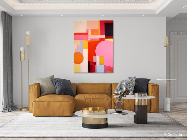 Large Wall Painting for Bedroom, Hand Painted Canvas Art, Large Modern Paintings, Original Abstract Canvas Art, Acrylic Painting on Canvas-Grace Painting Crafts