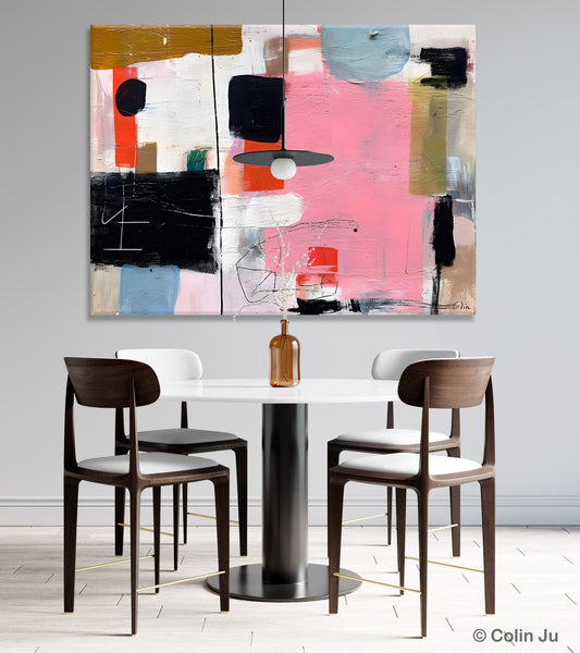 Modern Wall Art Ideas for Bedroom, Large Canvas Paintings, Original Abstract Art, Hand Painted Canvas Art, Contemporary Acrylic Paintings-Grace Painting Crafts