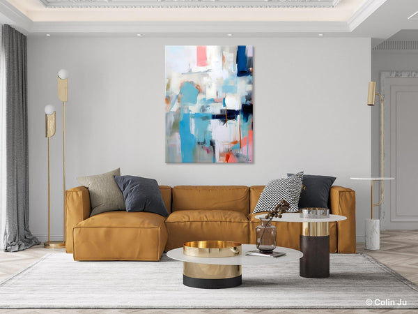 Contemporary Painting, Canvas Paintings for Dining Room, Acrylic Painting on Canvas, Extra Large Modern Wall Art, Original Abstract Painting-Grace Painting Crafts