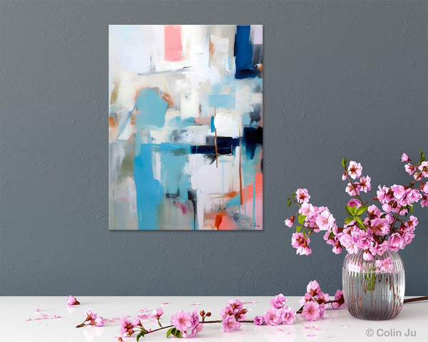 Contemporary Painting, Canvas Paintings for Dining Room, Acrylic Painting on Canvas, Extra Large Modern Wall Art, Original Abstract Painting-Grace Painting Crafts